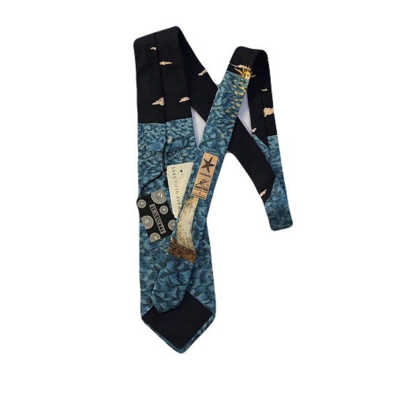 Fornasetti NWT Sail Boat Design Tie - Vintage - Picture 3 of 6